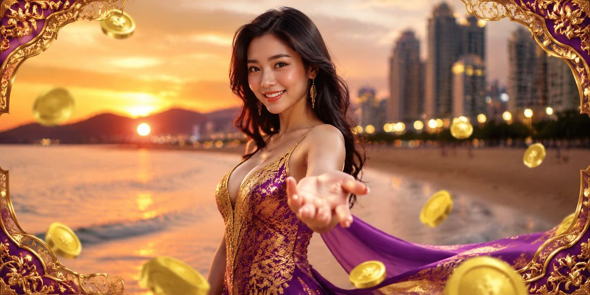 Người dùng tại bãi biển Đà Nẵng nạp tiền nhận bonus khuyến mãi trực tuyến