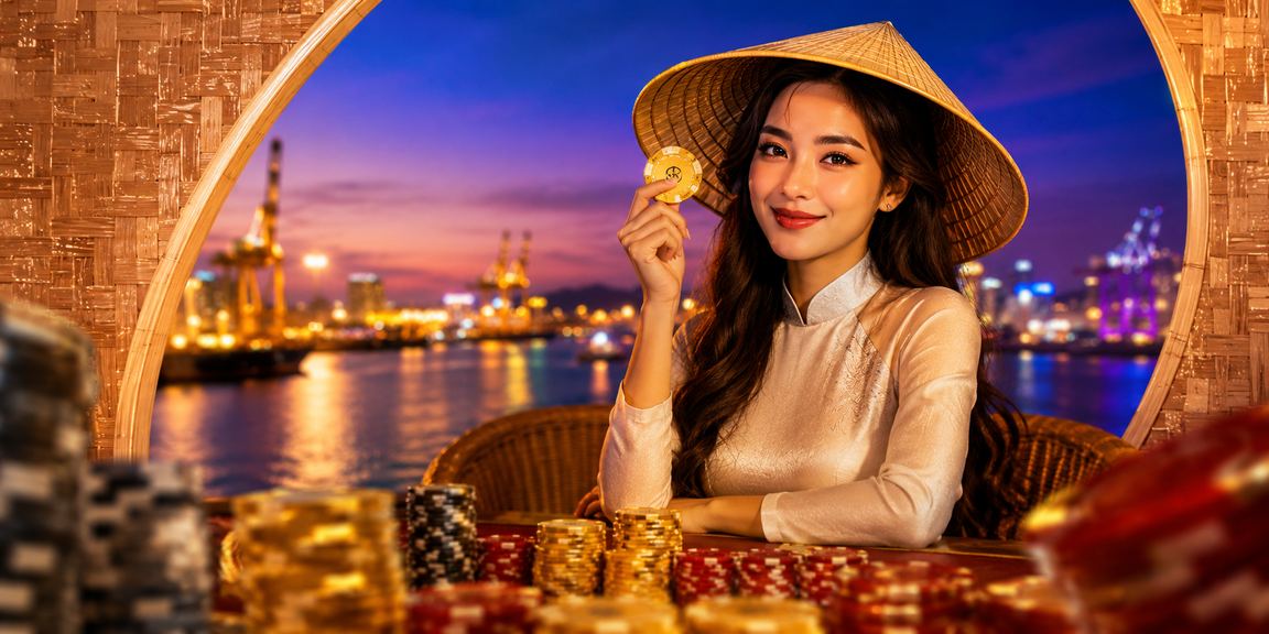 Người chơi cá cược tại Hải Phòng với nón lá truyền thống